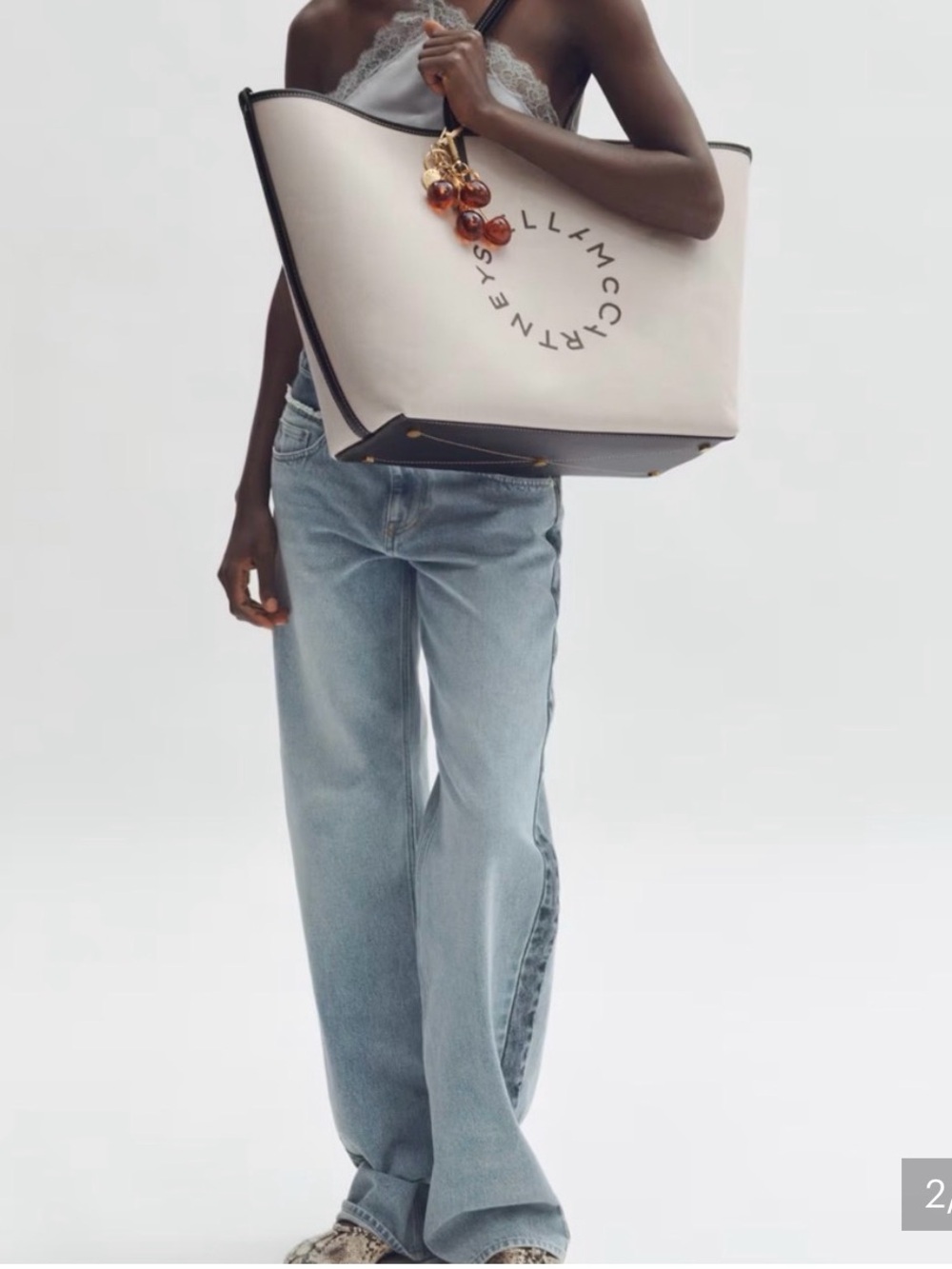 Stella McCartney and H&M large canvas tote bag